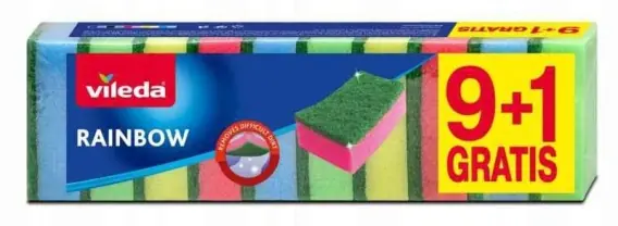 Do wyczerpania zapasów Vileda Zmywak Kuchenny Rainbow 9+1 173842 HU.. Lumarko