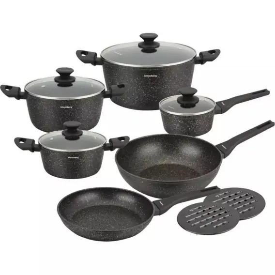 Zestaw 12 Elem. Garnków Marmurkowych Klausberg Kb-7659... Lumarko Wyjątkowa oferta
