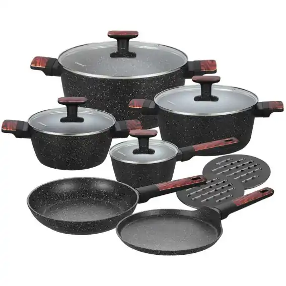 Zestaw 12 Elem. Garnków Marmurkowych Klausberg Kb-7831... Lumarko Kup online