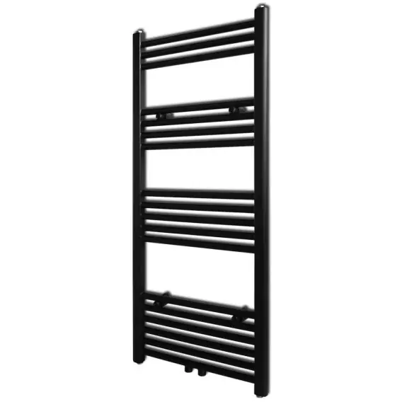 Promocja Grzejnik łazienkowy, prosty 500 x 1160 mm, czarny Lumarko! - Hurtownia wielobranżowa Lumarko