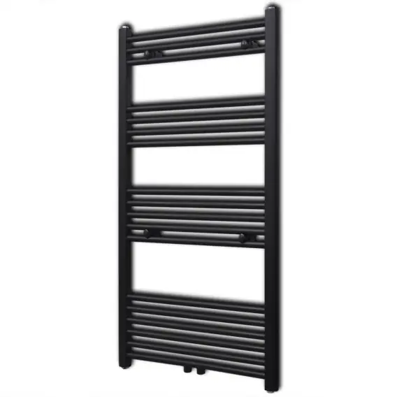 Wyprzedaż Grzejnik łazienkowy, prosty 600 x 1160 mm, czarny Lumarko! - Hurtownia wielobranżowa Lumarko