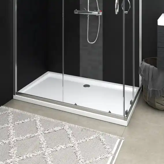 Ograniczona ilość Prostokątny brodzik prysznicowy, ABS, biały, 70x120 cm Lumarko! - Hurtownia wielobranżowa Lumarko