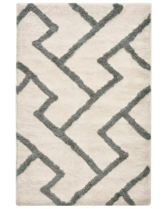 Dywanik łazienkowy GARHI Beżowy 60 x 90 cm Bawełna Lumarko Wybór klientów