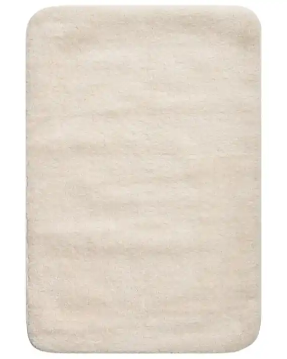 Kup online Dywanik łazienkowy URLANA Złamana biel 60 x 90 cm Mikrofibra Lumarko