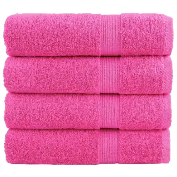 Tani Ręczniki premium SOLUND, 4 szt., różowe, 50x100 cm, 600 g/cm² Lumarko! - Hurtownia wielobranżowa Lumarko