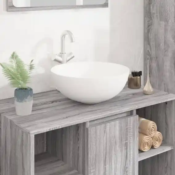 Oferta limitowana Umywalka, biała, 36x15 cm, ceramiczna, okrągła Lumarko! - Hurtownia wielobranżowa Lumarko