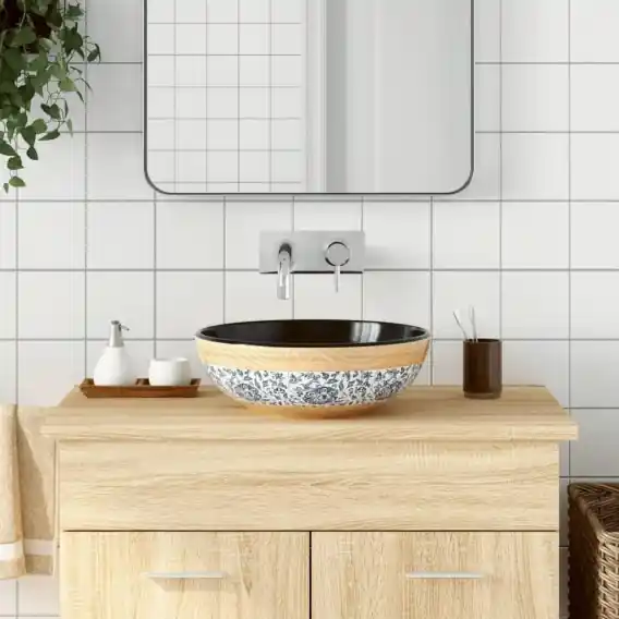 Umywalka nablatowa, kolorowa, okrągła, Φ41x14 cm, ceramiczna Lumarko! - Hurtownia wielobranżowa Lumarko Sprawdź teraz