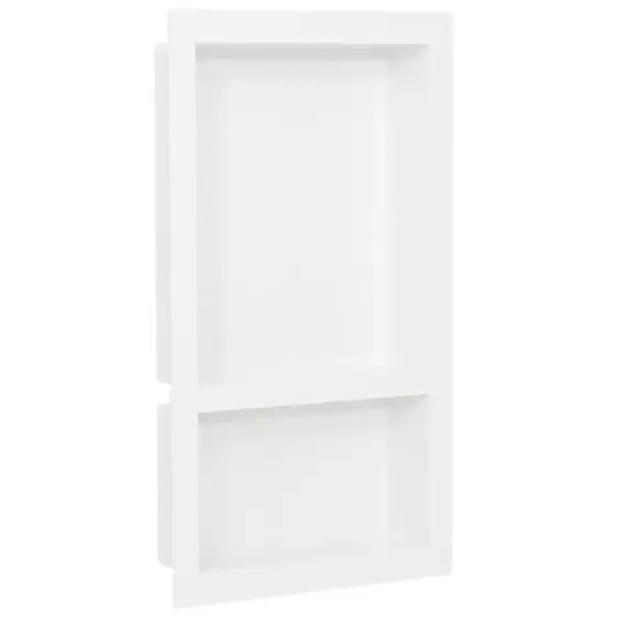 Oferta Wnęka prysznicowa z 2 półkami, biała, połysk, 41x69x9 cm Lumarko! - Hurtownia wielobranżowa Lumarko