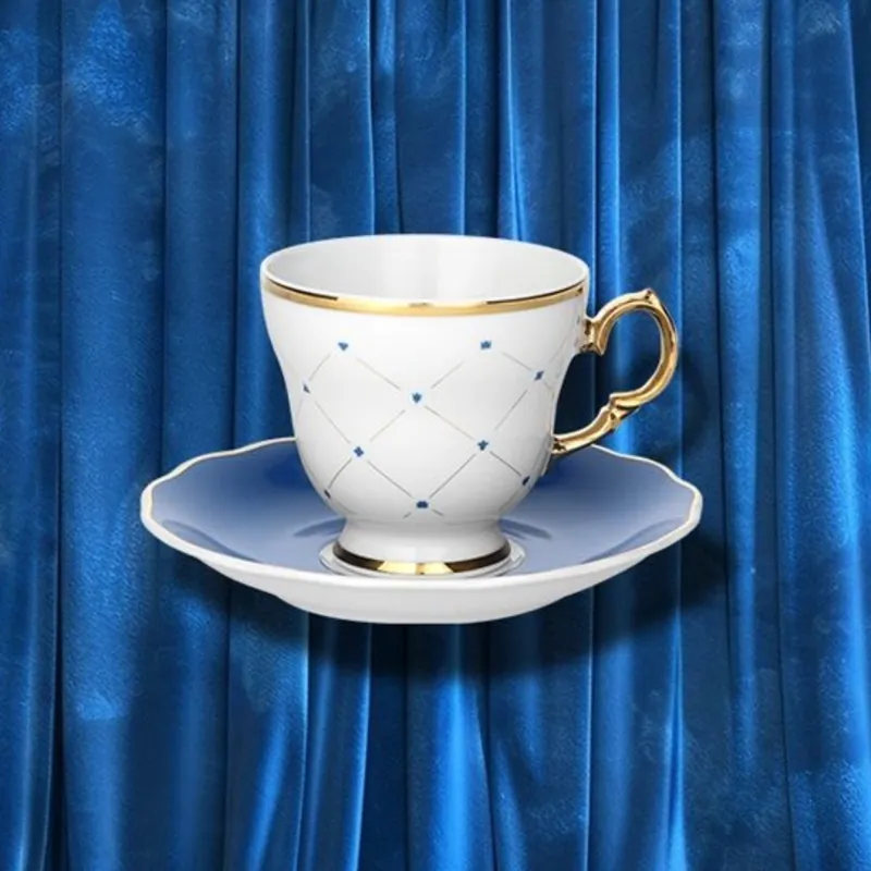 Filiżanka/spodek 170ml/14 cm - Alaska Circus Blue Szybka wysyłka