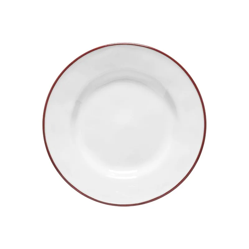 Beja- talerz 15 cm White&red Premium