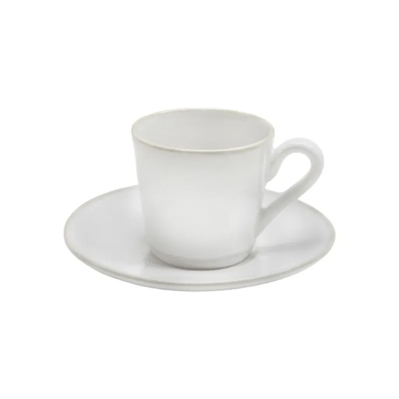 Nowość Beja- filiżanka/spodek 0,08 ml White&cream