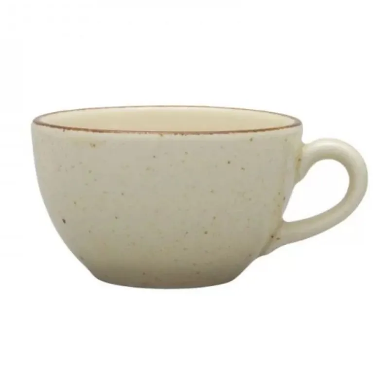 AIDA - Filiżanka 280ml ze spodkiem 16 cm KREMOWY Ograniczona ilość