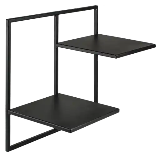 Wiszący Kwietnik na Ścianę Ścienny Półka Loft Czarny Półka na Rośliny Kwiaty Oferta czasowa