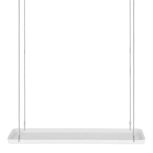 Tylko do końca tygodnia Kwietnik wiszący 58cm BIAŁY rozmiar L