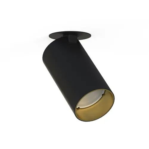 Ograniczona ilość Lampa punktowa Podtynkowa 10W only LED Czarna NOWODVORSKI