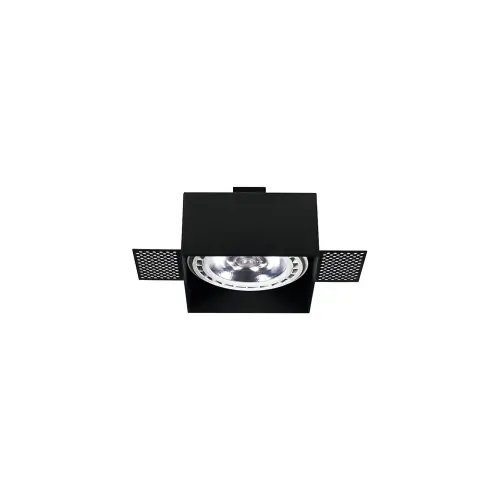 Wyjątkowa oferta Lampa punktowa Podtynkowa 1x75W Czarna NOWODVORSKI