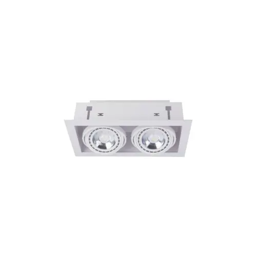 Nowy Lampa punktowa Podtynkowa 2x15W Biała NOWODVORSKI