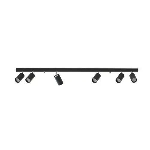Lampa sufitowa 6x10W only LED Czarna NOWODVORSKI Bezpieczna płatność