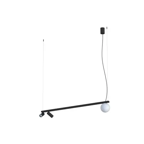 Bezpieczna płatność Lampa sufitowa Lampy wiszące 10W only LED Czarna NOWODVORSKI
