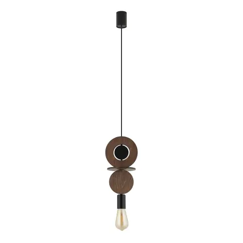 Lampa sufitowa Lampy wiszące 25W only LED Ciemne drewno NOWODVORSKI Cena promocyjna