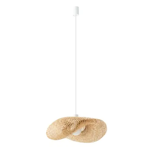 Łatwy zwrot Lampa sufitowa Lampy wiszące 25W only LED Naturalne drewno NOWODVORSKI