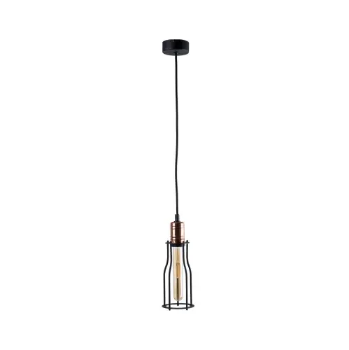 Ostatnia szansa Lampa sufitowa Wisząca 1x60W Czarna NOWODVORSKI