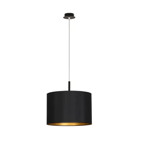 Popularny Lampa sufitowa Wisząca 1x60W Czarna NOWODVORSKI