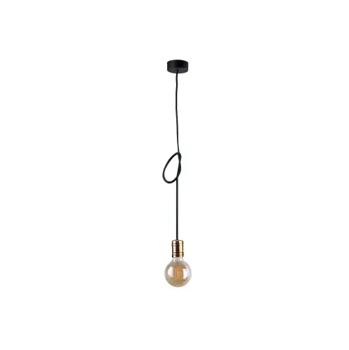 Super okazja Lampa sufitowa Wisząca 1x60W Czarna NOWODVORSKI