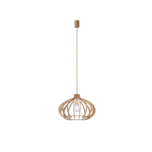 Lampa sufitowa Wisząca 60W Naturalne drewno NOWODVORSKI Taniej