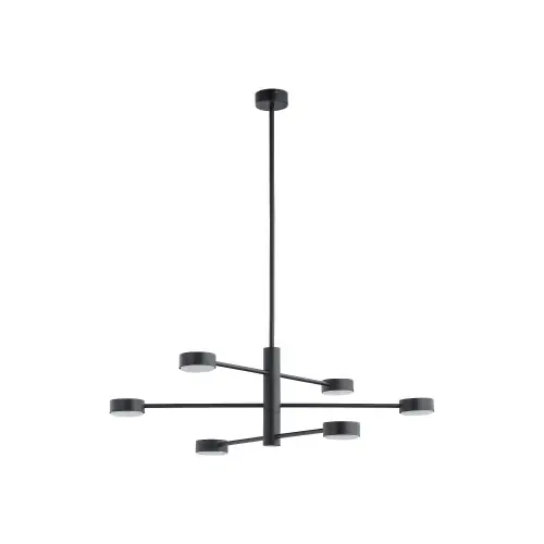 Lampa sufitowa Wisząca 6x8W Czarna NOWODVORSKI Bestseller