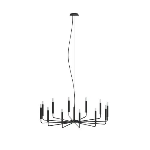 Kup teraz Lampa sufitowa Żyrandol 10W only LED Czarna NOWODVORSKI