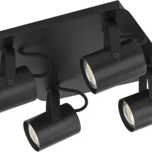 KAMERA 4 CZARNY plafon/spot stal lakierowana Sigma lighting Hit sprzedaży