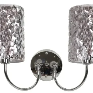 Zamów teraz Kinkiet Candellux Deimos 2x40W E14 czarny + chromowy