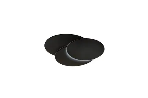 Kinkiet CLOVER OVAL black (AZ2997) - AZZARDO Popularny