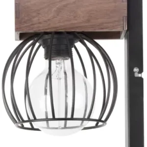 KINKIET MILAN BRĄZ stal lakierowana + sklejka Sigma lighting Wyprzedaż