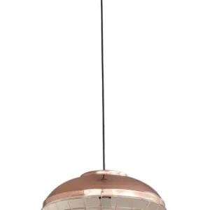 LAMPA SUFITOWA LUCY MIEDZIANY EUROFIRANY 39x11cm Nowy