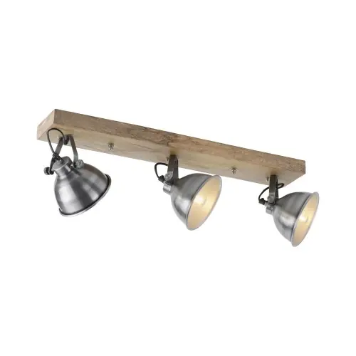 Szybka wysyłka LAMPA SUFITOWA SAMIA 3 - STALOWY LEUCHTENDIREKT 11983-77