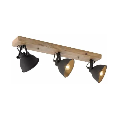 LAMPA SUFITOWA SAMIA 3 PUNKTY CZARNY LEUCHTENDIREKT 11983-18 Nie przegap