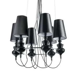 Zamów teraz Lampa wisząca BAROCO czarny (AD7121S-6 BL) BLACK Azzardo) - żyrandol
