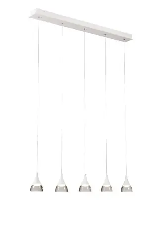 Niska cena Lampa wisząca DALMATIA 5 biała (AZ2848) - Azzardo