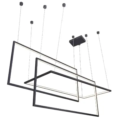 Dostępne od ręki Lampa wisząca Metric czarny (AZ2914) Azzardo - żyrandol