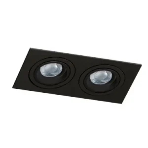 Lampa wpuszczana CARO 2 SQUARE black (AZ2437 SN-6812S-BK) - AZZARDO Zniżka