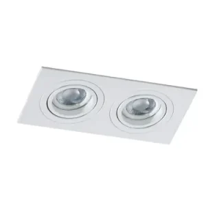 Lampa wpuszczana CARO 2 SQUARE white (AZ2436 SN-6812S-WH) - AZZARDO Super okazja