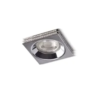 Lampa wpuszczana EVA SQUARE chrome (AZ1460 NC1519SQ-CH) - AZZARDO Ekspresowa dostawa
