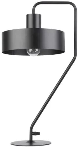Niska cena Lampka biurkowa VASCO CZARNY stal lakierowana Sigma lighting