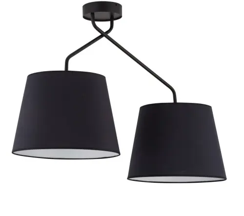 Bestseller LIZBONA 2 plafon czarny stal lakierowana Sigma lighting