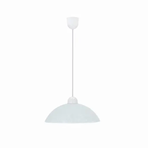 MACARI Lampa Wisząca 1x60W E27 Klosz Biały Z Wzorem Tylko dziś