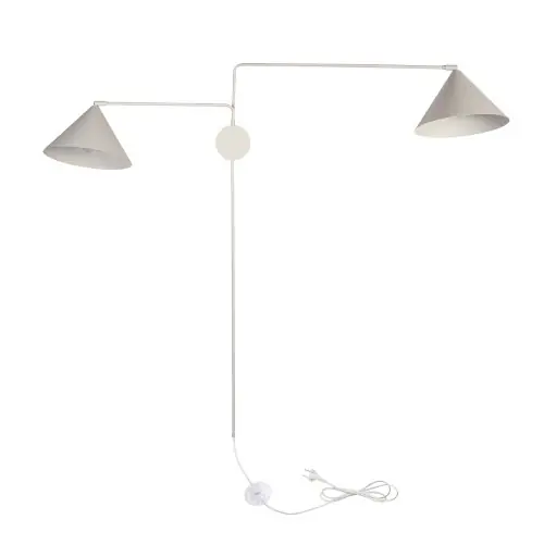 Zniżka MAGIC 2 kinkiet szary beż stal lakierowana Sigma lighting