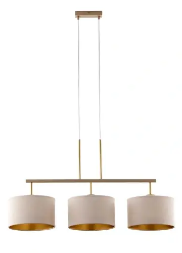 Bezpieczne zakupy MARII 3 beżowy/złoty Sigma lighting