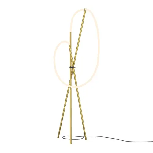 Maytoni Modern Crochet Lampa podłogowa MOD369FL-L36BS3K Black and brass Obniżka ceny